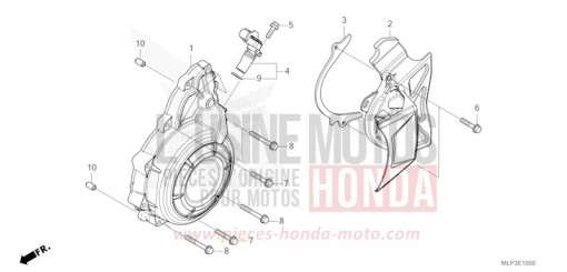 LEFT CRANKCASE COVER CL500AS de 2025